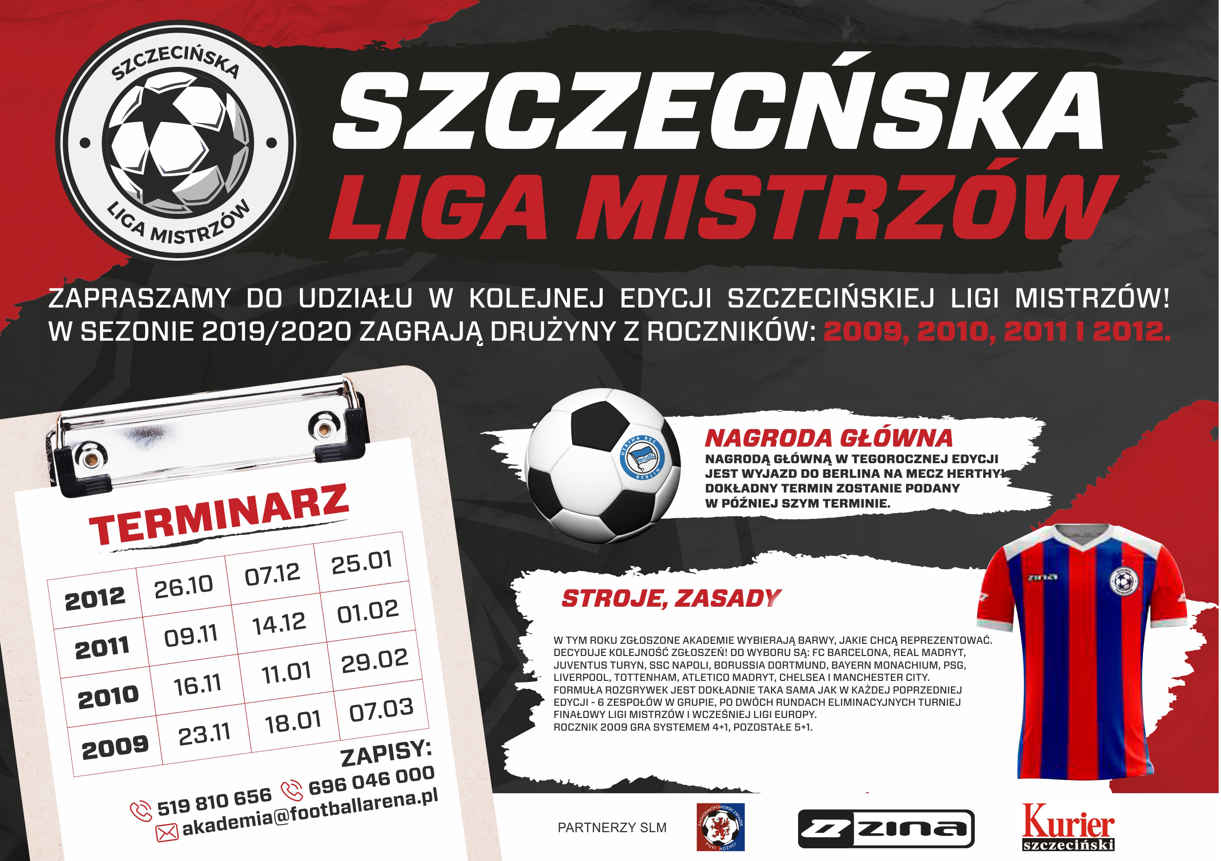 Plakat Liga Mistrzow
